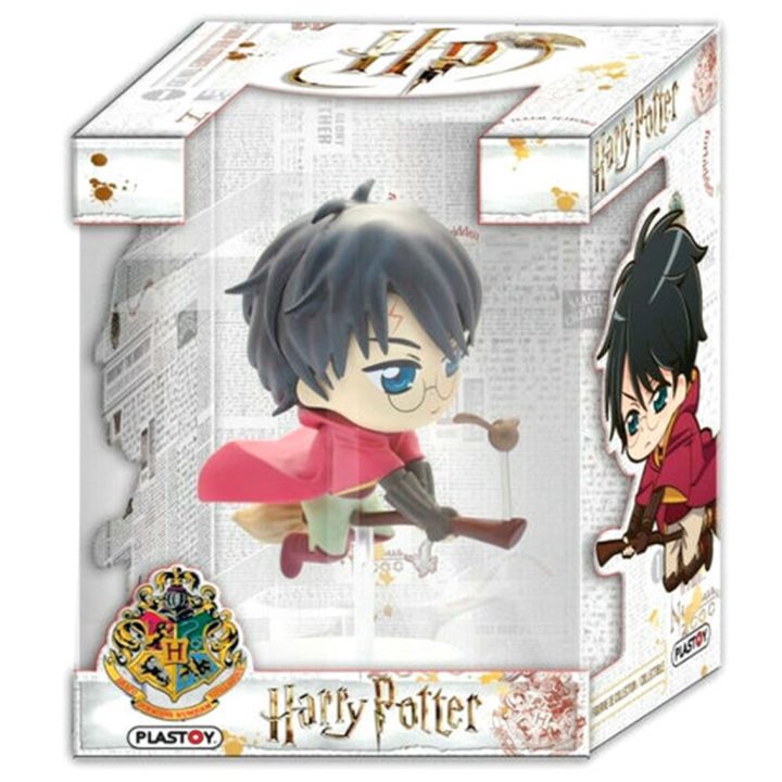 Plastoy Harry Potter Figure Harry Potter Quidditch with Golden Snitch