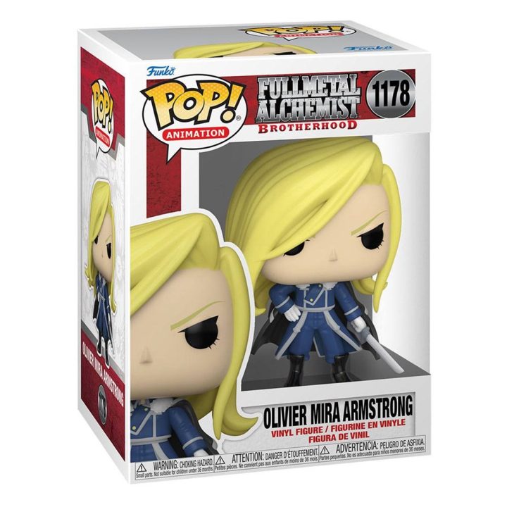 Funko Pop! Fullmetal Alchemist Brotherhood Olivier Mira Armstrong…