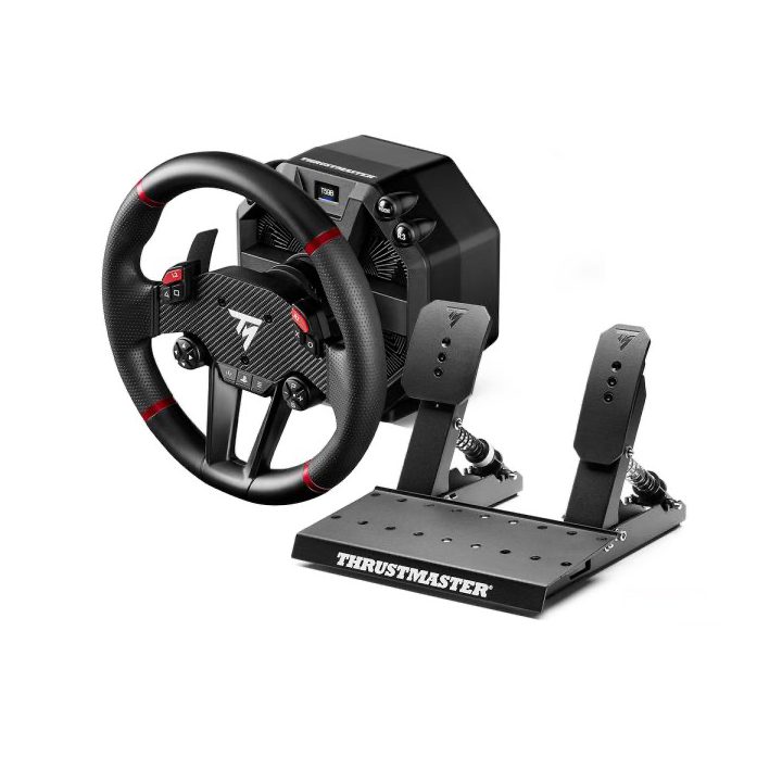 Thrustmaster T598-P Preto, Vermelho USB Volante + Pedais…