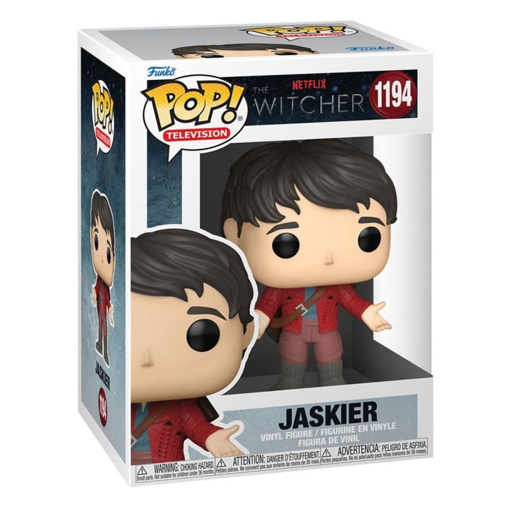 Funko Pop! The Witcher Jaskier Outfit Vermelho Bardo