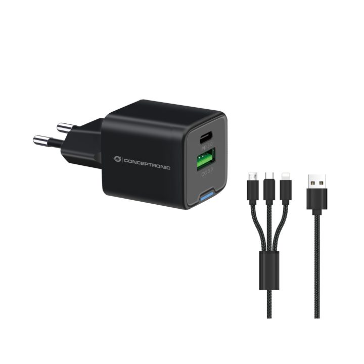 Conceptronic ALTHEA16B carregador de dispositivo móvel Universal…