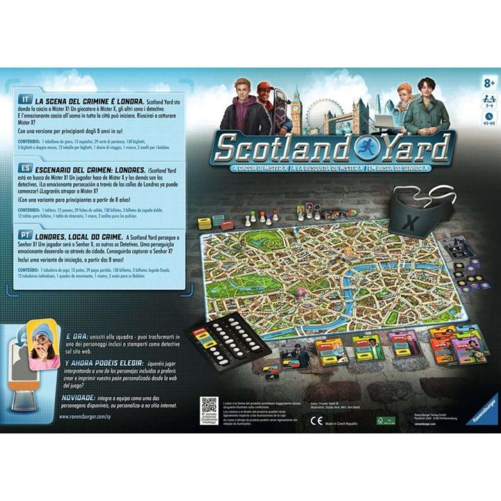 Ravensburger Scotland Yard Refresh 40th Anniversary Board Game (27516)