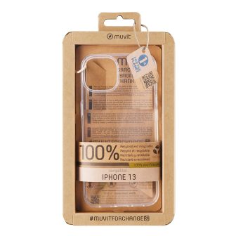 Muvit Recycletek Case for Apple iPhone 13 Transparent (MCCRS0158)
