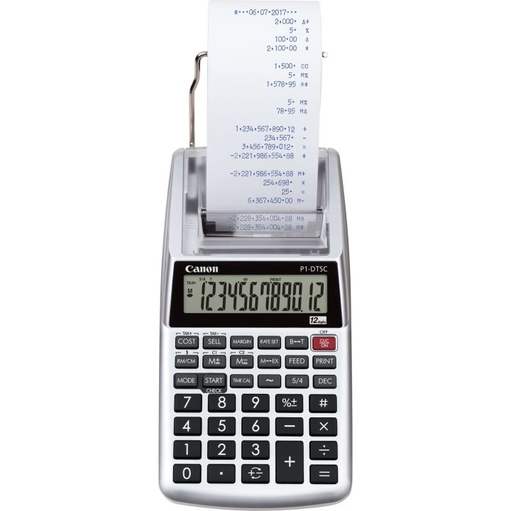Canon P1-DTSC II EMEA HWB Desktop Printing Calculator Gray