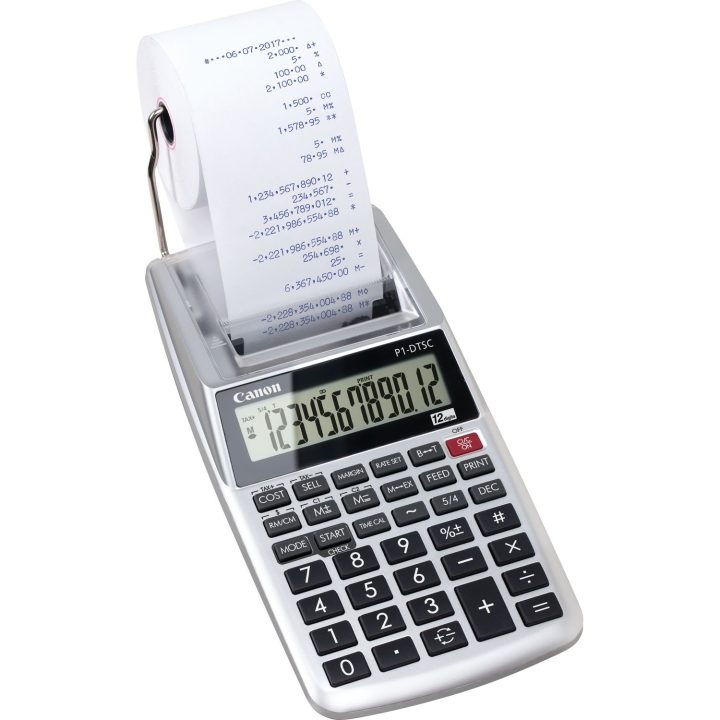 Canon P1-DTSC II EMEA HWB Desktop Printing Calculator Gray