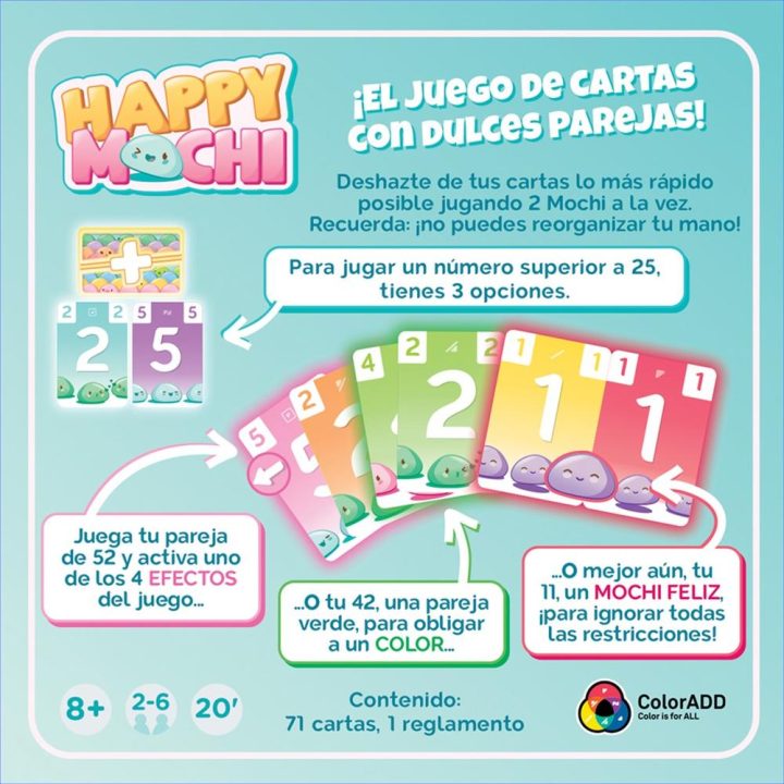 Asmodee Happy Mochi board game (ZYGHM0101ES)
