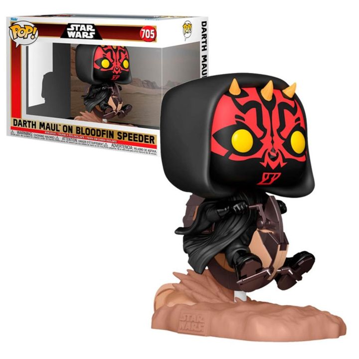 Funko Pop! Deluxe Star Wars – Ride the Phantom Menace Darth Maul en…