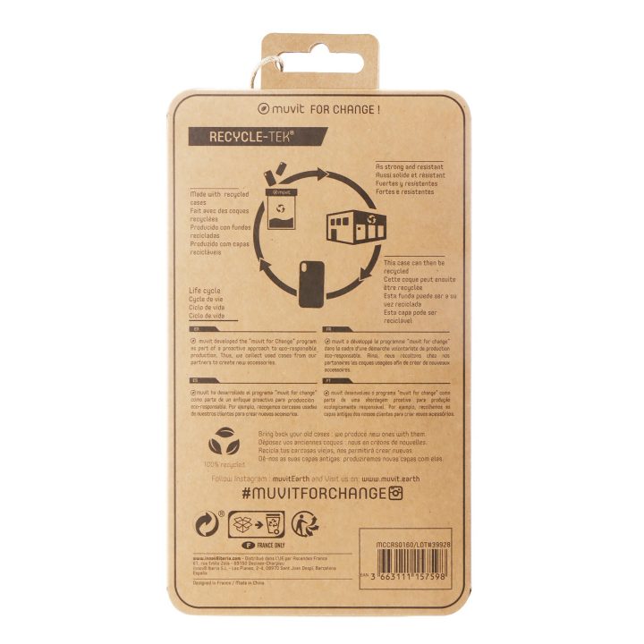 Capa Muvit recycletek para Apple iPhone 13 Pro Max transparente…