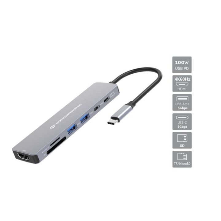 Conceptronic DONN28G Com Fios USB 3.2 Gen 1 (3.1 Gen 1) Type-C…