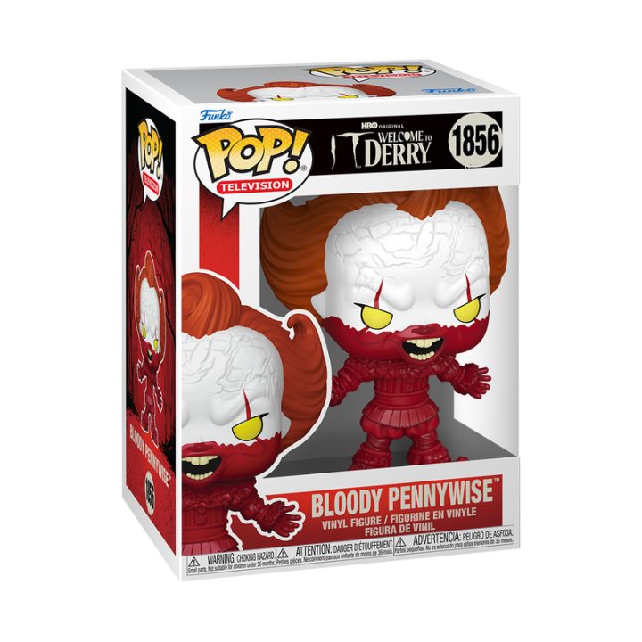Funko Pop! IT – Pennywise Sangrento de Bem-vindos a Derry (nº 1856)