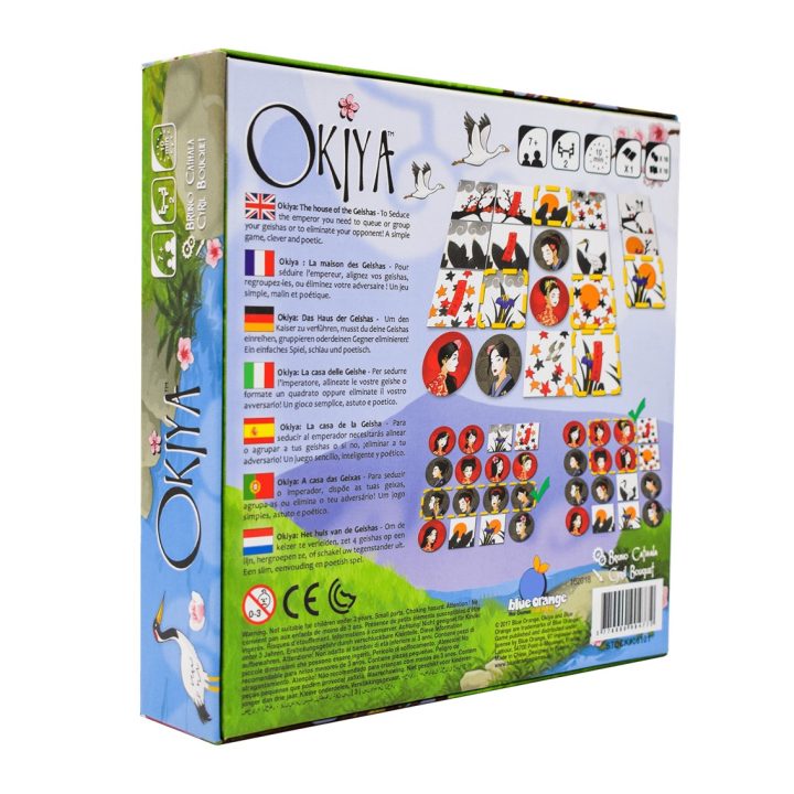 Asmodee Jogo de tabuleiro Okiya idade recomendada 8 anos (BO00801ML)