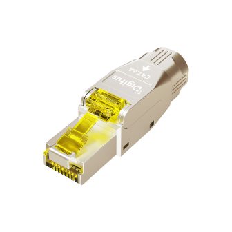 Digitus DN-93638 conector RJ-45 Plata, Amarillo