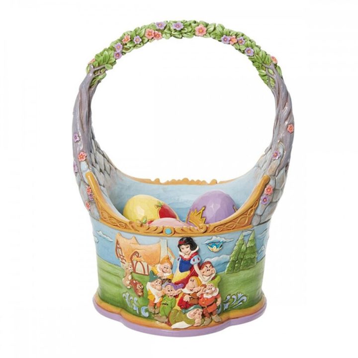 Cesta de Páscoa Enesco com 3 ovos da Branca de Neve