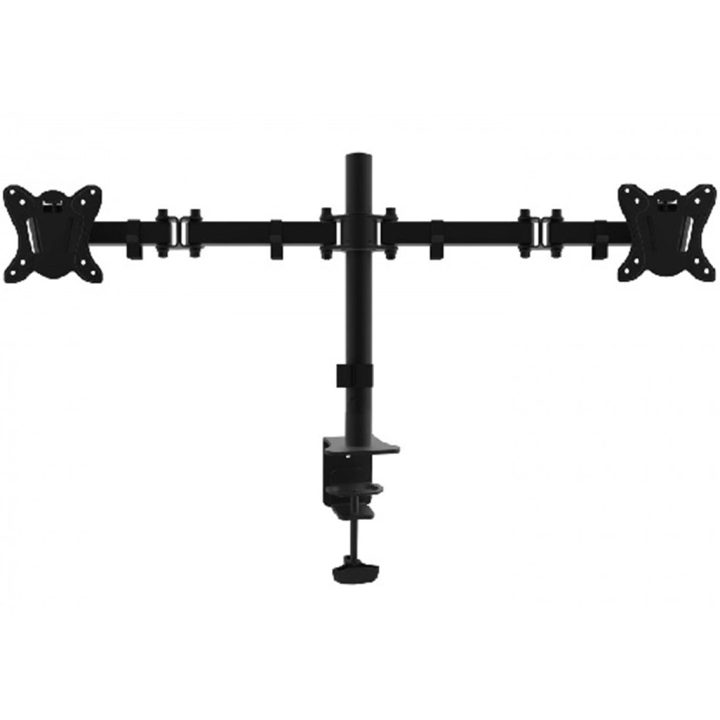 Equip 650152 Articulated Desktop Stand for Two 13"-27" Monitors