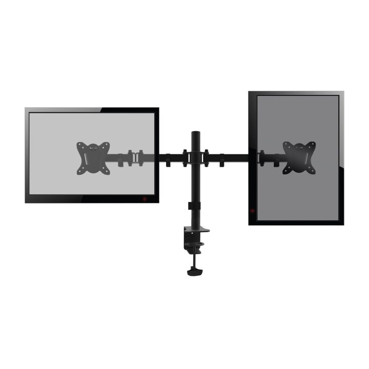 Equip 650152 Articulated Desktop Stand for Two 13"-27" Monitors
