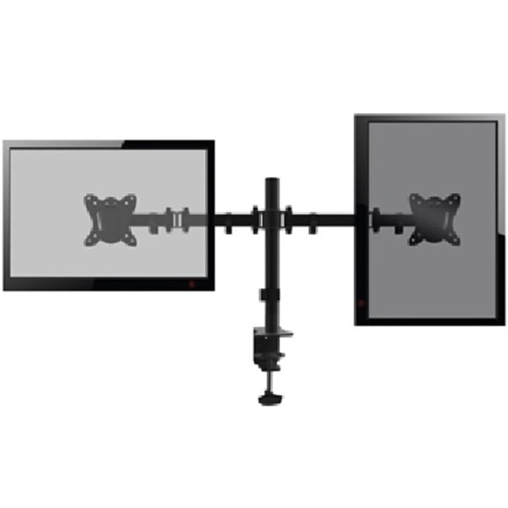 Equip 650152 Articulated Desktop Stand for Two 13"-27" Monitors