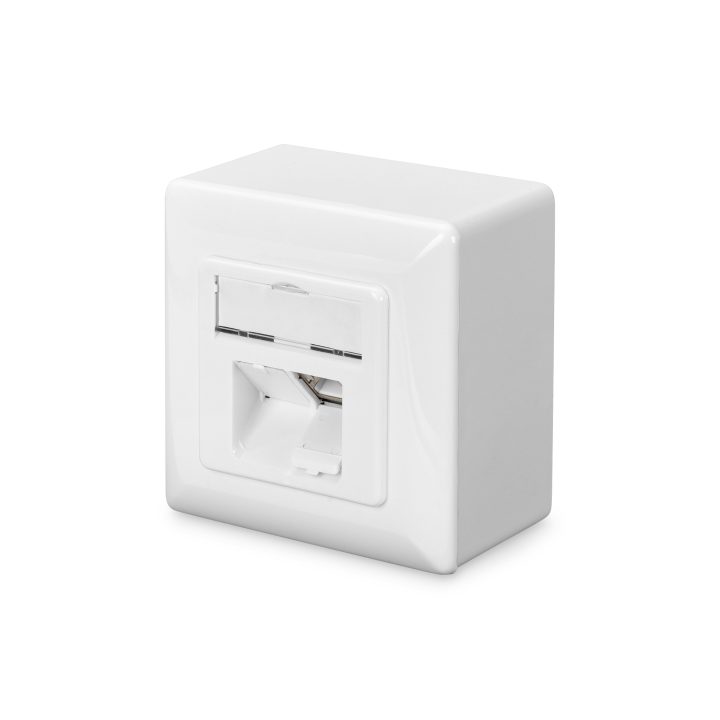 Digitus DN-9006-N RJ-45 Wall Outlet White
