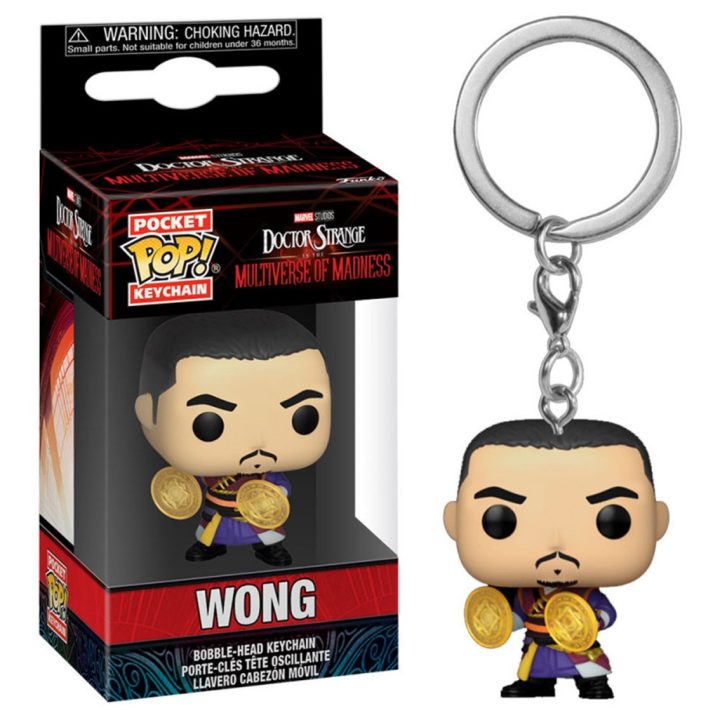 Funko Pop Keychain Chaveiro Doctor Strange Multiverso da Loucura Wong…