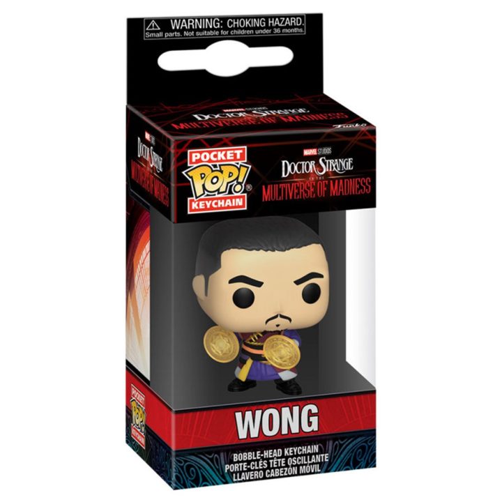 Funko Pop Keychain Chaveiro Doctor Strange Multiverso da Loucura Wong…