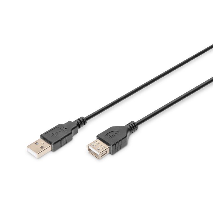 Digitus AK-300200-030-S USB Cable USB 2.0 USB A 0.48 Gbit/s Black