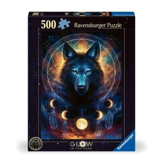 Ravensburger Puzzle lobo brilhante 500 peças (12000442)