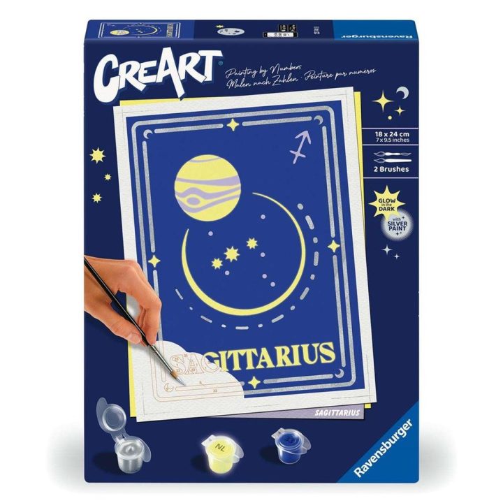 Kit para pintar con números Ravensburger creart serie trend d zodiac…