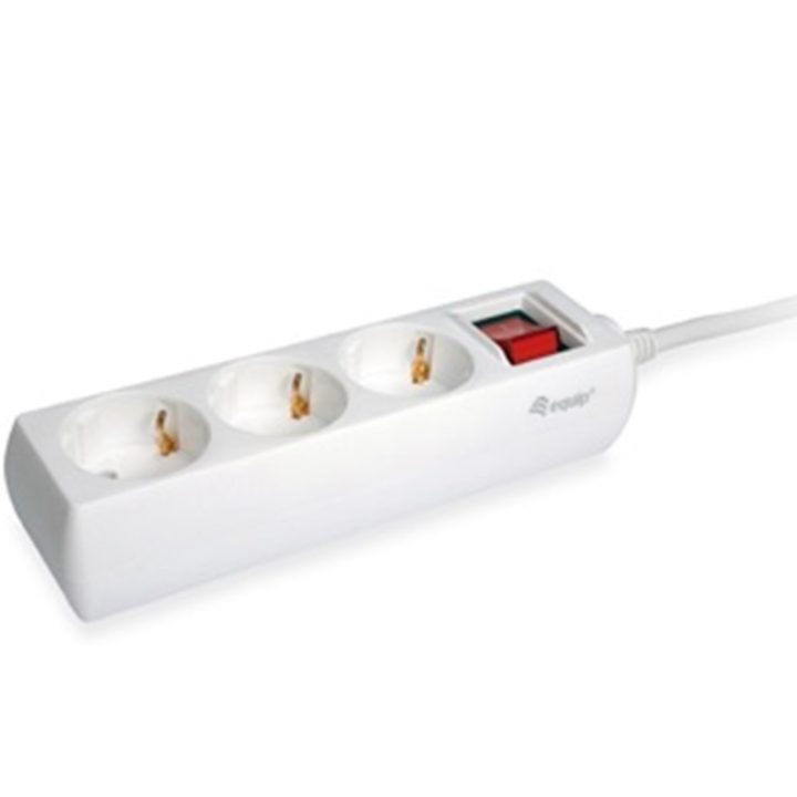 Equip 245551 base múltiple 1,5 m 3 salidas AC Interior Blanco