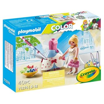 Playmobil color diseñadora de moda (71374)