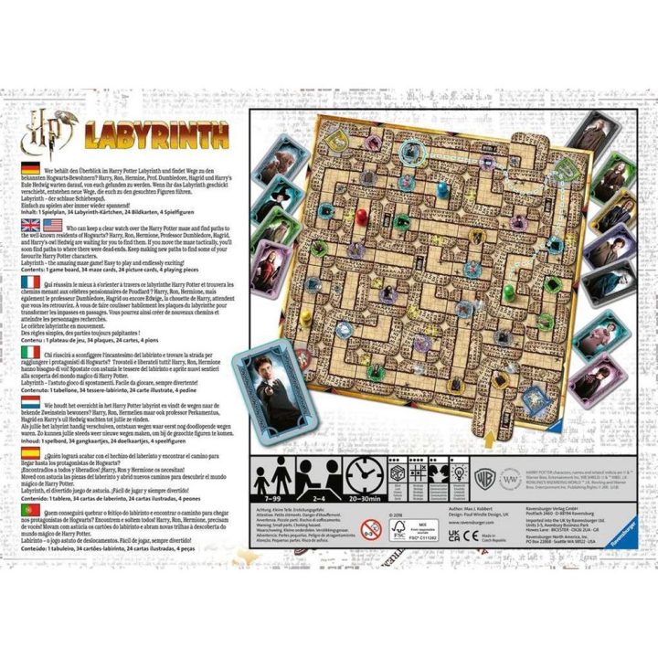 Juego de mesa Ravensburger labyrinth Harry Potter (26031)