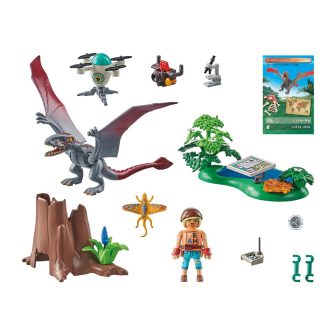 Playmobil observatorio con dimorphodon (71525)