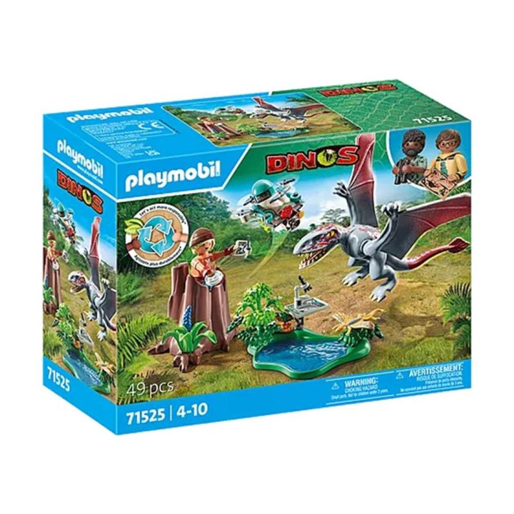 Playmobil observatório com dimorphodon (71525)