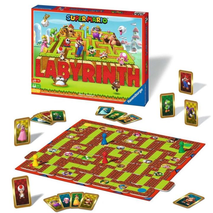 Jogo de tabuleiro Ravensburger labyrinth super mario (26063)