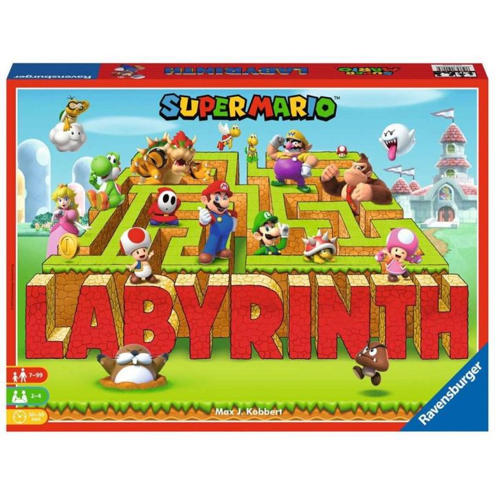 Jogo de tabuleiro Ravensburger labyrinth super mario (26063)