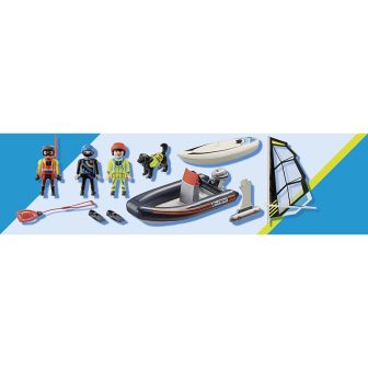 Playmobil Resgate Marítimo: Resgate Polar com Bote (70141)