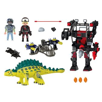 Playmobil saichania: defensa del luchador (70626)