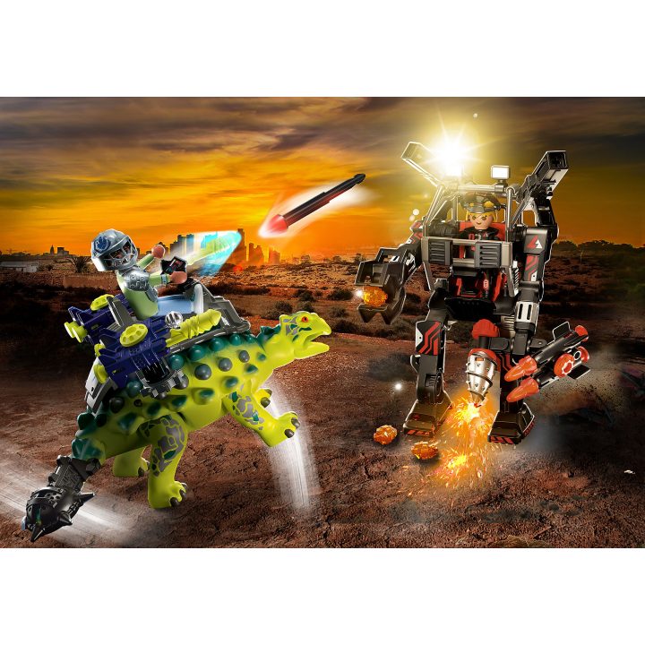 Playmobil saichania: defensa del luchador (70626)