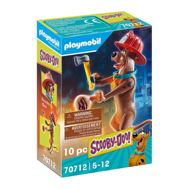 Playmobil Scooby-Doo! Collectible Firefighter Figure (70712)