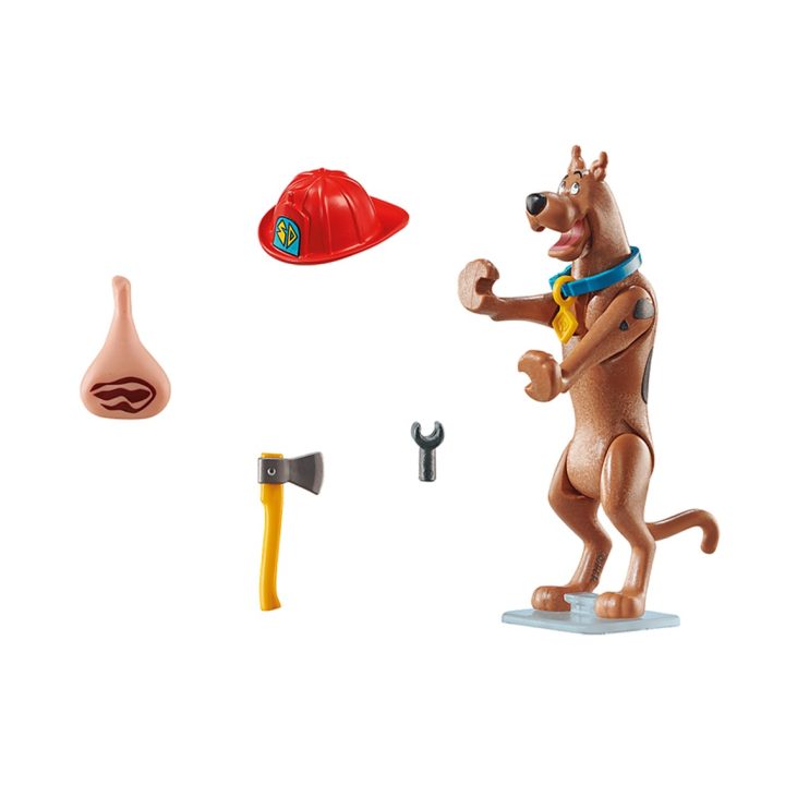 Playmobil Scooby-Doo! figura colecionável bombeiro (70712)