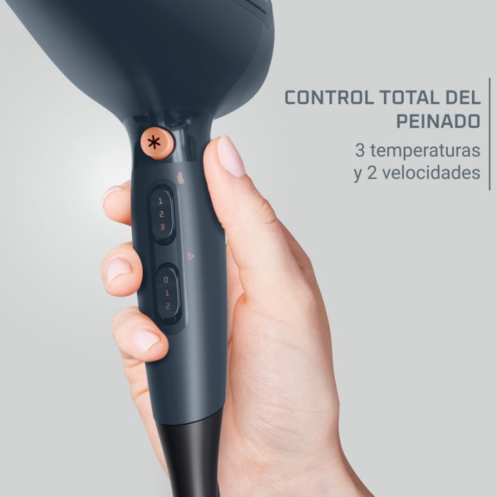 Rowenta CV7231F0 Hair Dryer 2200 W Black, Blue