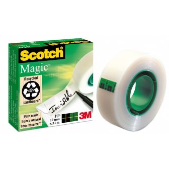 Scotch Rollo cinta invisible 19mm x 33m magiccaja cartón 810/1933…