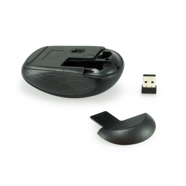 Equip 245108 rato de viagem ambidestro RF sem fios óptico 1600 DPI