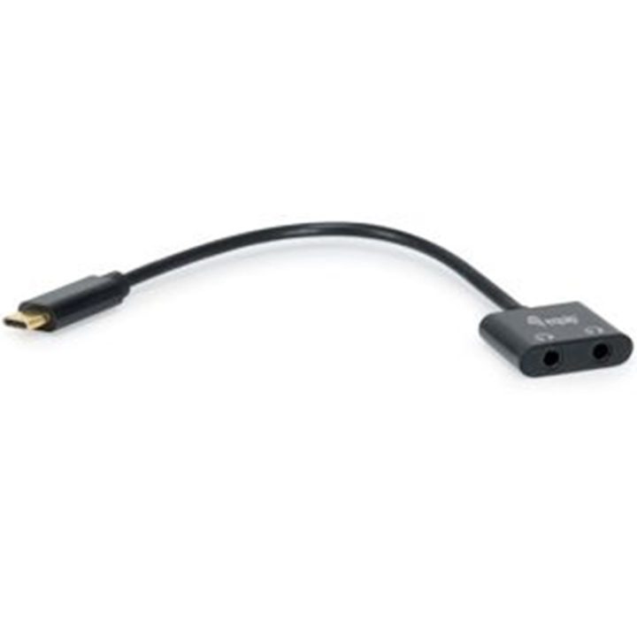 Equip USB-C to Dual 3.5 mm Audio DAC Adapter