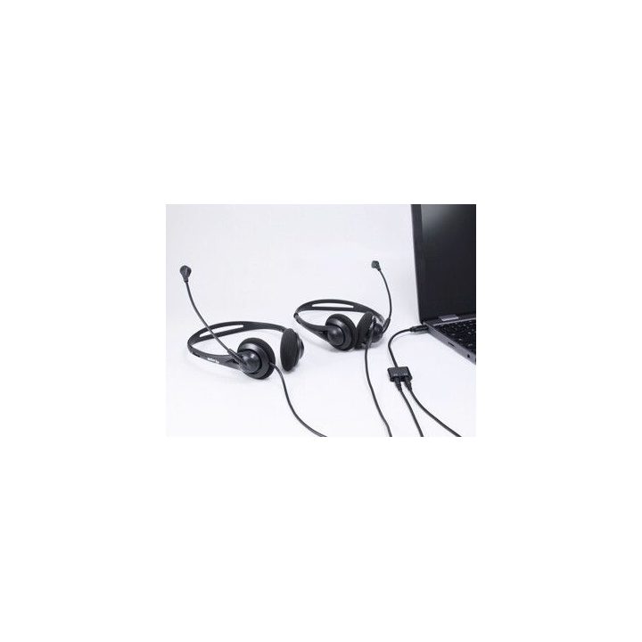 Equip Adaptador DAC de audio USB-C a dual de 3,5 mm