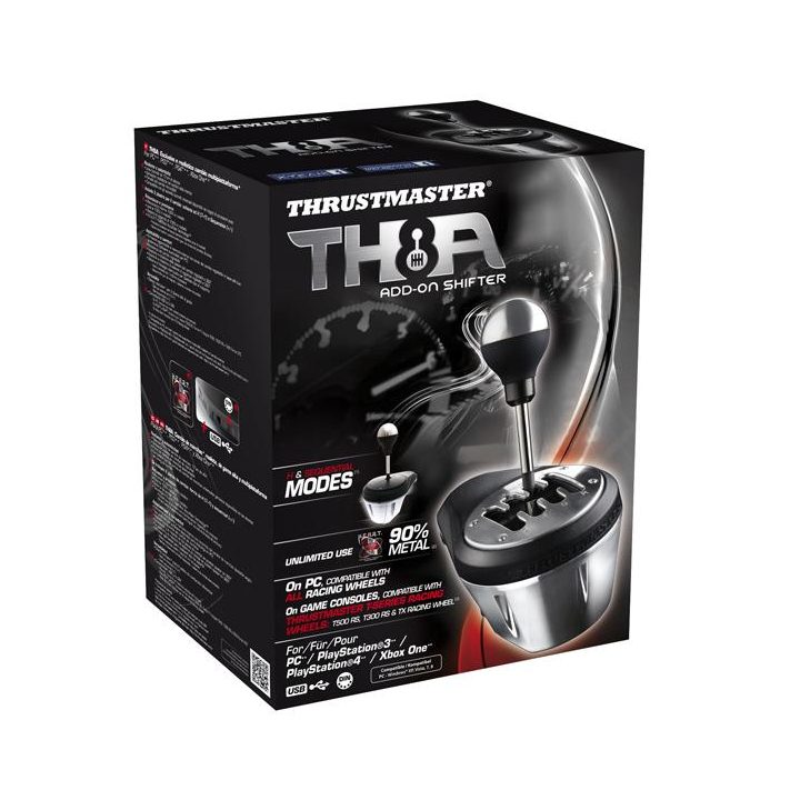 Thrustmaster 4060059 mando y volante Negro, Metálico USB Accesorio de…