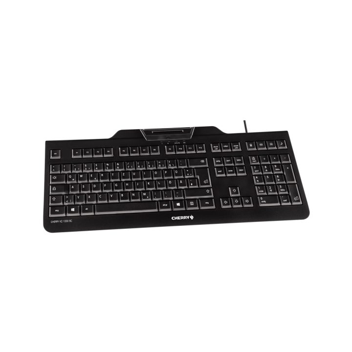 CHERRY KC 1000 SC Office Keyboard USB QWERTY Spanish Black