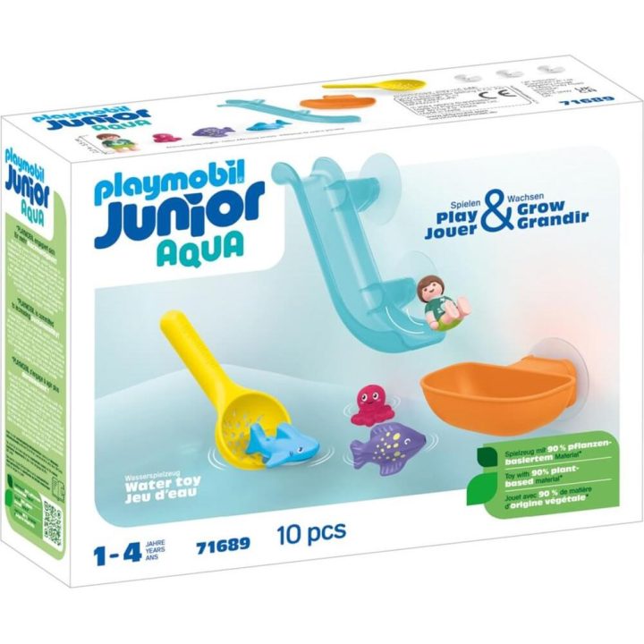 Playmobil junior diversion en la pesca con animales del mar (71689)
