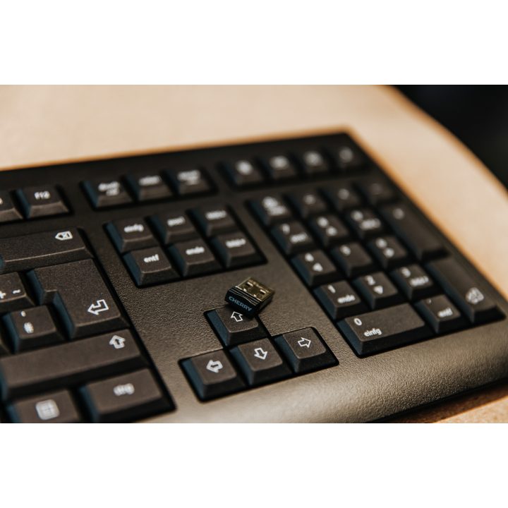 CHERRY KW 3000 Universal RF Wireless Keyboard QWERTY Spanish Black