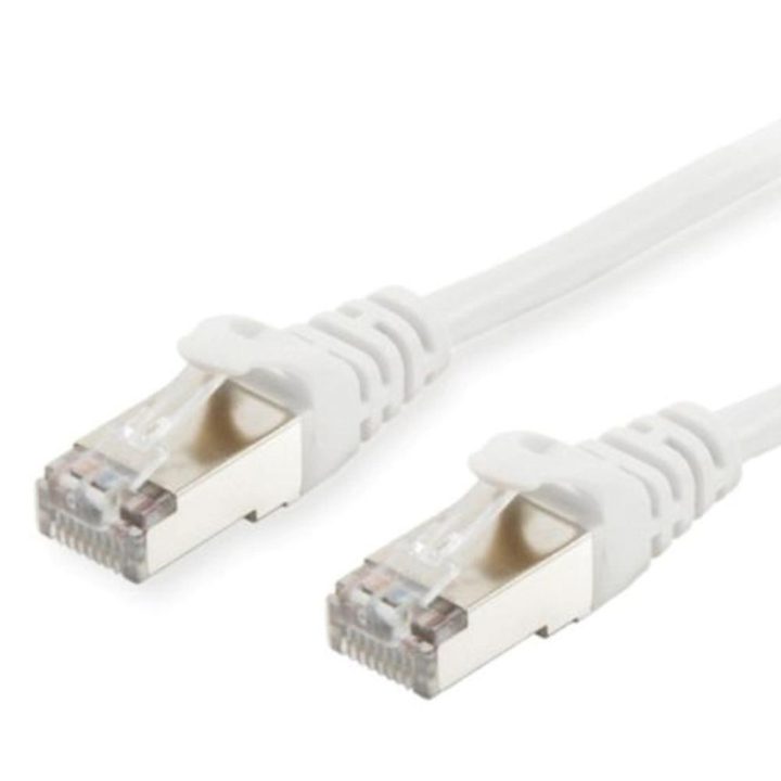 Equip 606005 White 3 m Cat6a S/FTP (S-STP) Round Network Cable