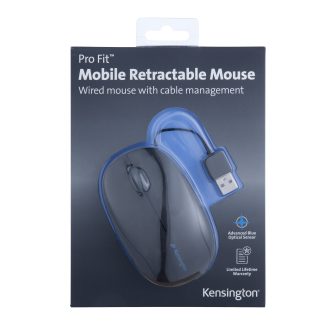 Kensington Pro Fit Retractable Laptop Mouse