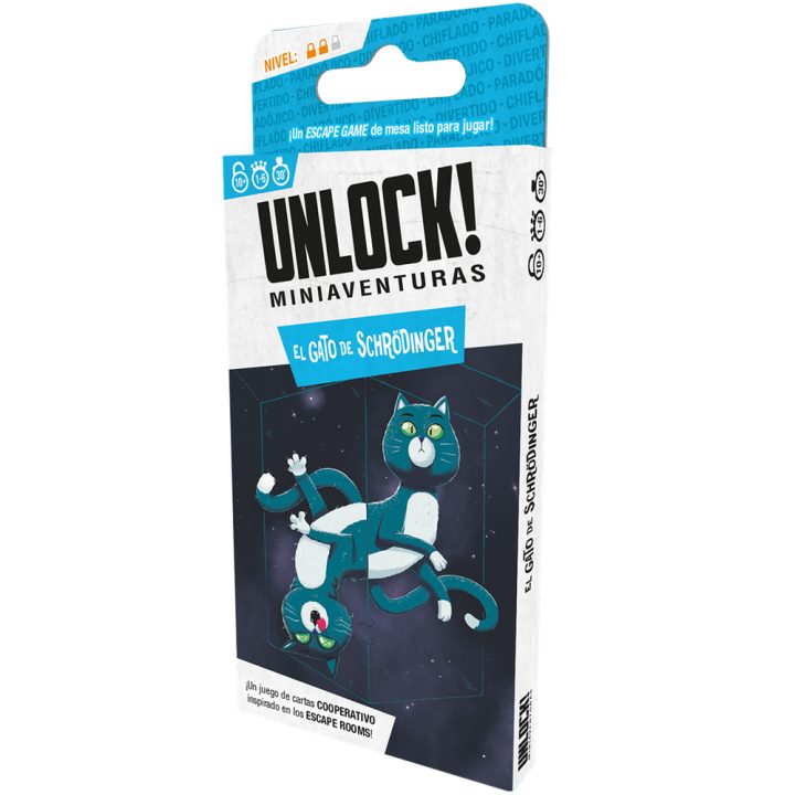 Asmodee Juego de mesa unlock! miniaventuras el gato de schrodinger…